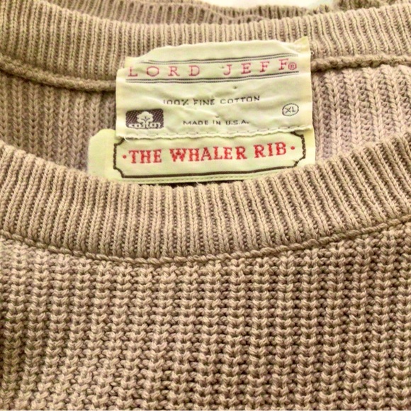 Vintage Lord Jeff - 100% Cotton Crewneck Pullover Sweater - Picture 3 of 3